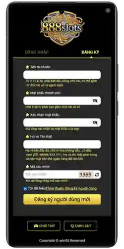 Đăng Ký Tài Khoản 888SLOTS – Tham Gia Ngay Hôm Nay